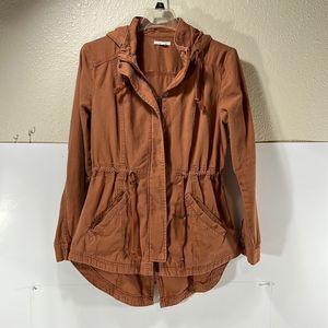 Maurices Women's Rust Color Light Weight Jacket szS